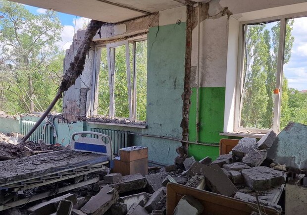 Попали в тубдиспансер: россияне ударили по Харькову КАБом. Фото: ХОВА