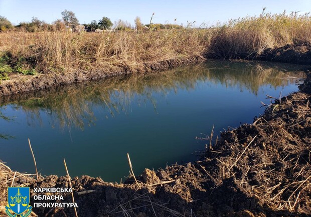 Житель Харьковской области самовольно выкопал ставок: ему грозит до трех лет тюрьмы. 