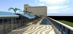 В Запорожье планируется построить развлекательный комплекс с бассейном на крыше (фото)