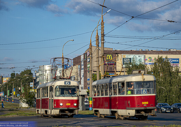 На Салтівці тимчасово не курсуватимуть трамваї. 