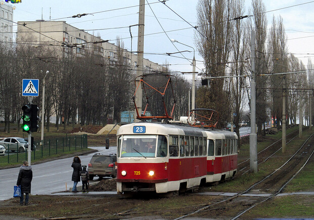 На Салтовке трамваи временно изменят маршруты. 