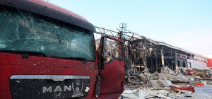 Ночной удар по Харькову и пригороду: снова пострадал почтовый терминал, есть погибшие