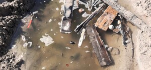 Забруднення на пляжі 