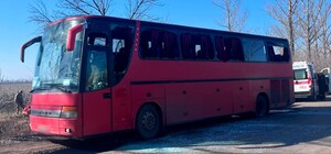 Войска РФ ударили дроном по рейсовому автобусу Харьков – Великий Бурлук, есть погибшие и раненые