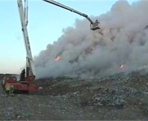 Фото пресс-службы МЧС. Причиной пожара стал метан. 