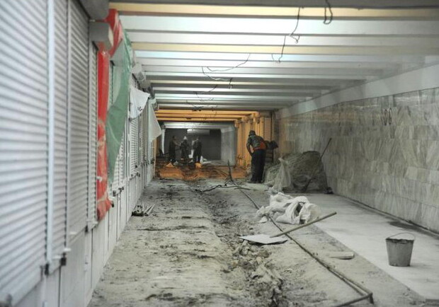 Ко Дню города полностью отремонтируют и откроют отреставрированный переход станции метро "Университет". Фото с сайта Харьковского горсовета.