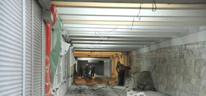 В переходе на станции метро 