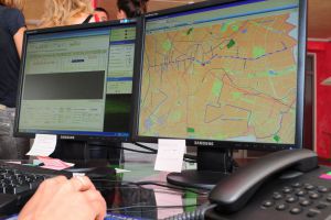 На сегодняшний день к системе GPS-навигации подключили около 600 автобусов. Фото с сайта Харьковского горсовета.