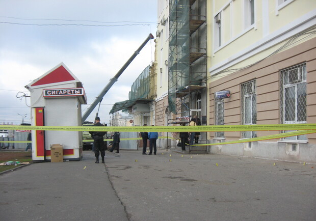 Фото автора. Первый взрыв прогремел в Харькове. 