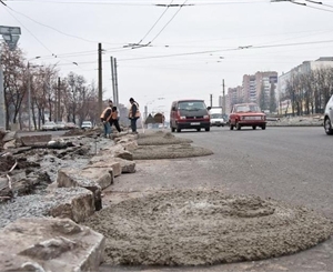 17 декабря там перекроют движение по правой полосе в направлении к центру.Фото с сайта Харьковского горсовета.