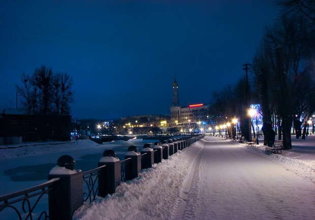 Фото Игоря Овсиенко. В Харькове будет снежно и сыро. 