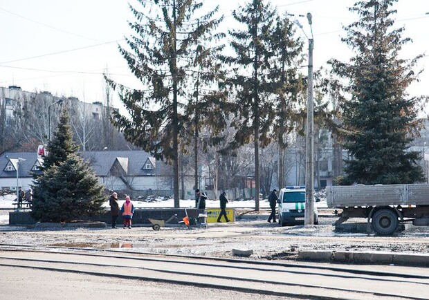 Реконструкция улицы продлится до конца мая. Фото с сайта Харьковского горсовета.