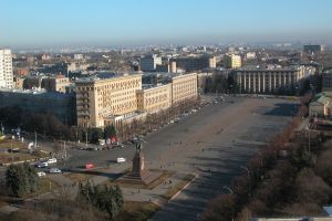 Площадь Свободы будет закрыта для транспорта на неделю. Фото - city.kharkov.ua