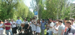 Перед приездом Януковича на донецких журналистов напустили ротвейлера