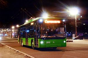 Харьков взял на себя обязательства в дни матчей обеспечить круглосуточную работу общественного транспорта. Фото с сайта Харьковского горсовета.
