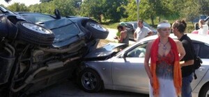 Перед крымскими гастролями Волочкова попала в серьезную аварию