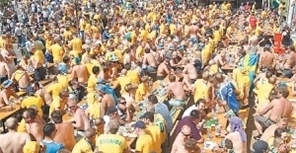 Сегодня столичная фан-зона соберет 120 тысяч болельщиков