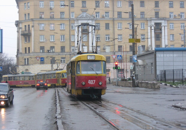В Харькове из-за аварии «замерли» трамваи. Фото из архива "КП".