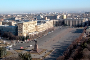 Площадь Свободы перекроют. Фото с сайта Харьковского горсовета.