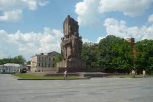 Памятник в сквере Советской Украины смонтируют в следующем году. Фото с сайта Харьковского горсовета.
