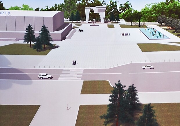 Памятник Высоцкому будет выглядеть так. Фото с сайта Харьковского горсовета.