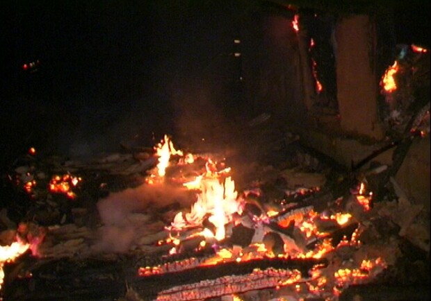 Под Харьковом заживо сгорел мужчина. Фото с сайта ГТУ МЧС Украины в Харьковкой области.