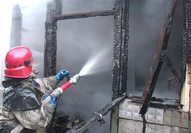 Житель Чугуевщины обгорел на пожаре. Фото с с официального сайта ГТУ МЧС Украины в Харьковской области.