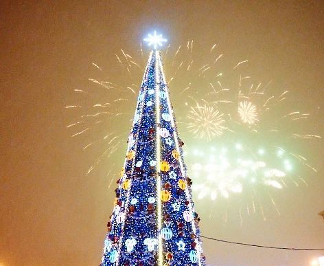 В парке Горького зажгут  новогоднюю елку. Фото с сайта Харьковского городского совета.