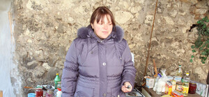 В Симферополе беременная мать двоих детей будет встречать Новый год в палатке