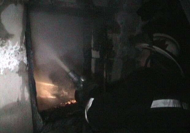 Причина возникновения пожара выясняется. Фото с сайта ГТУ МЧС Украины в Харьковской области.