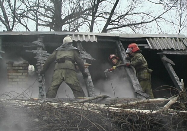 На пожарах погибли двое. Фото с официального сайта ГТУ МЧС Украины в Харьковской области.