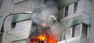 На Луганщине крупный пожар оставил без света и газа 25 квартир