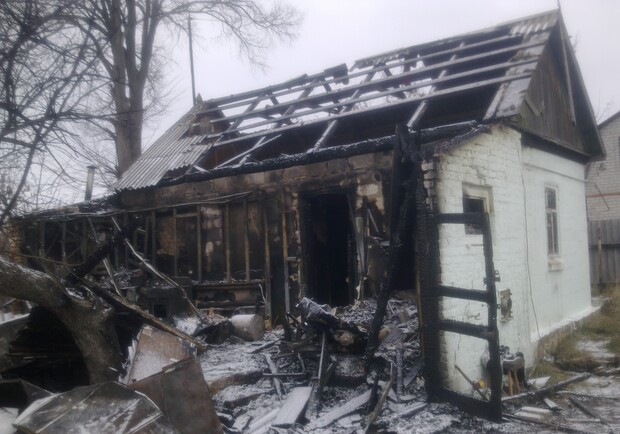 На Харьковщине произошли 2 пожара. Фото с сайта ГТУ МЧС Украины в Харьковской области.