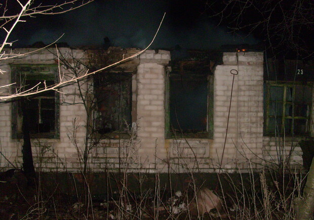 На Харьковщине на пожаре пострадал мужчина. Фото с сайта ГТУ МЧС Украины в Харьковской области.