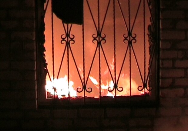 Причина возникновения пожара и размер материальных убытков устанавливаются. Фото с сайта ГТУ МВД Украины в Харьковской области.