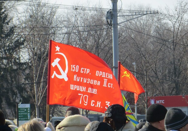 Харьковчане отпраздновали 23 февраля. Фото: <a href=http://vk.com/avaness1>avaness1</a>.