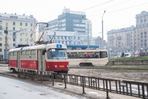 В центре Харькова трамваи предлагают заменить на троллейбусы. Фото с сайта Харьковского горсовета.