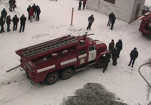 Двое харьковчан устроили в квартре пожар. Фото с официального сайта ГТУ МЧС Украины в Харьковской области.
