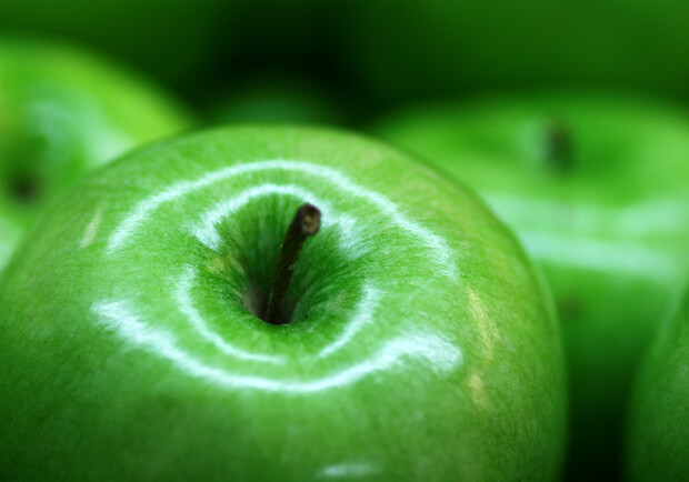 Яблоки, в которых нет червей, могут быть «наколотыми». Фото: sxc.hu.