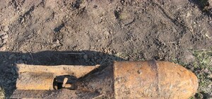 На Холодной горе нашли авиационную фугасную бомбу