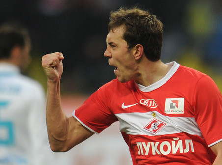 Артем Дзюба — один из ключевых футболистов атакующей линии красно-белых. Фото: gazeta.ru.