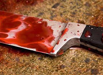 Харьковчанку ударил ножом ее собутыльник. Фото с сайта ГУ МВД Украины в Харьковской области.