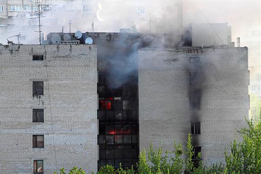 Жителей сгоревшей многоэтажки поселили в гостинице "Турист". Фото: ХарьковФорум