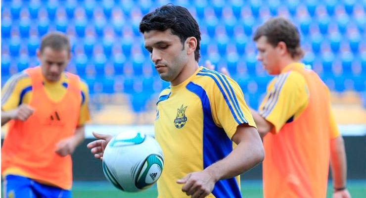 На 75-й минуте он вышел на замену вместо Дениса Гармаша. Фото с официального сайта ФК "Металлист".
