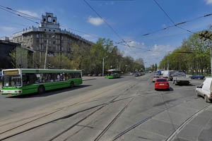 Движение транспорта в начале улицы Академика Павлова будет ограничено на два месяца. Фото с сайта Харьковского горсовета.