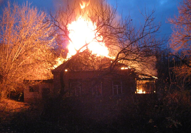 На Харьковщине 2 человека погибли на пожаре. Фото с сайта ГУ ГСЧС Украины в Харьковской области.