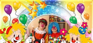 Веселые клоуны и аниматоры на детском празднике в Луганске