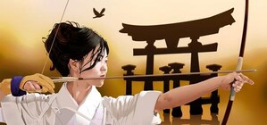 Сегодня на Дорогожичах можно пострелять из японского лука