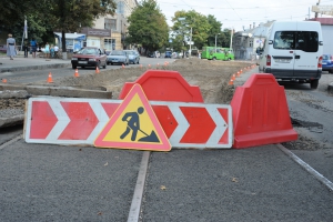 Движение на проспекте Гагарина снова ограничено. Фото: Харьковский городской совет. 