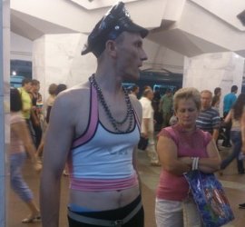 Новость - Люди города - Харьковское метро наконец-то увидело настоящий мужской гламур